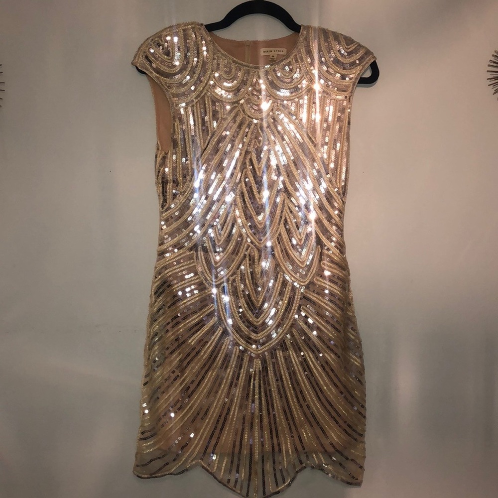 Sparkly mini dress